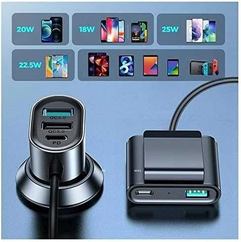 Automobilinis įkroviklis JOYROOM JR-CL05 72W (juodas)