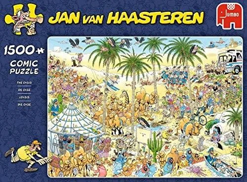 Dėlionė Jumbo Spiele Jumbo Jan van Haasteren Die Oase 1500 Teile Puzzle (19059)
