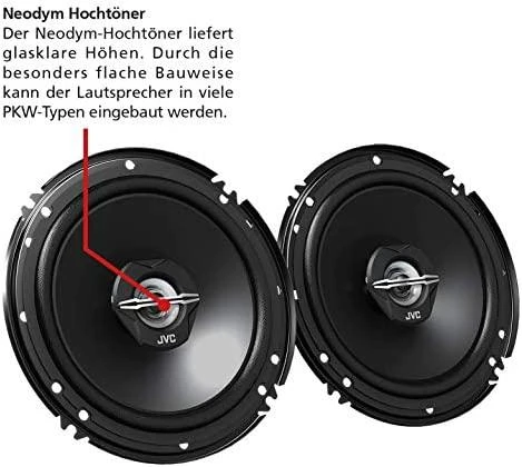 JVC CS-J620X automobilio garso kolonėlė 2 krypčių 300 W Turas