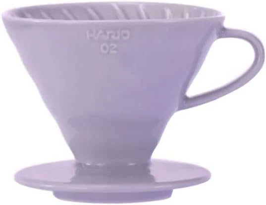 Hario V60-02 keramikinis kavos lašintuvas Violetinė Heather