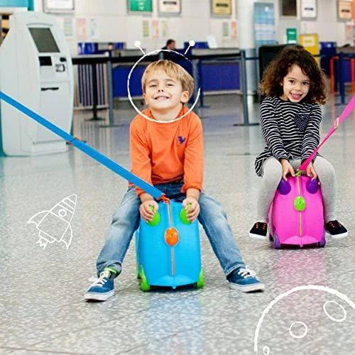 Trunki kelioninis lagaminas su ratukais vaikams | Terrance
