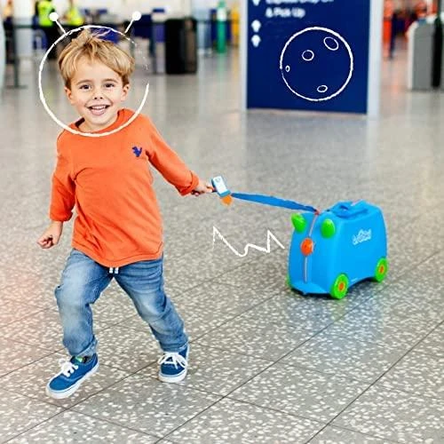 Trunki kelioninis lagaminas su ratukais vaikams | Terrance