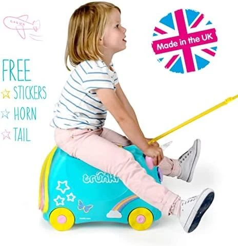 Trunki kelioninis lagaminas su ratukais vaikams | Vienaragis Una