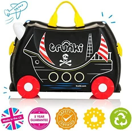 Trunki kelioninis lagaminas su ratukais vaikams | Piratas Pedro