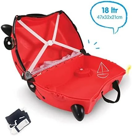 Trunki kelioninis lagaminas su ratukais vaikams | Boružėlė Harley