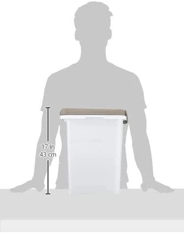 Stefanplast Zolux šuniui maisto indas 15 l 33x22x41 cm spalva balta/šviesiai ruda