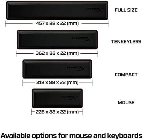 HyperX Compact 60% 65%, klaviatūros riešo atrama
