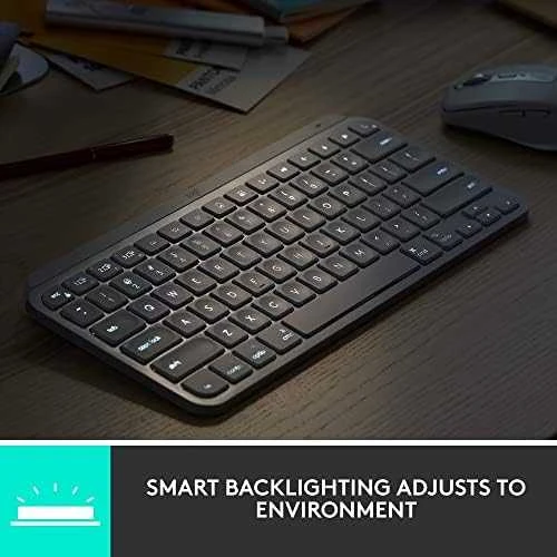 Belaidė klaviatūra Logitech MX Keys Mini, Grafito spalvos