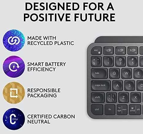 Belaidė klaviatūra Logitech MX Keys Mini, Grafito spalvos