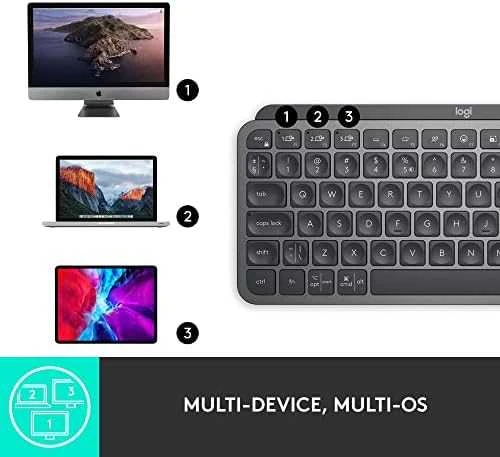 Belaidė klaviatūra Logitech MX Keys Mini, Grafito spalvos