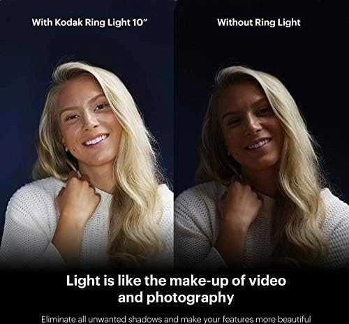 Žiedinė lempa Kodak Led Ring 10'' RL001 + Statyw