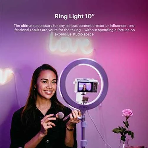 Žiedinė lempa Kodak Led Ring 10'' RL001 + Statyw
