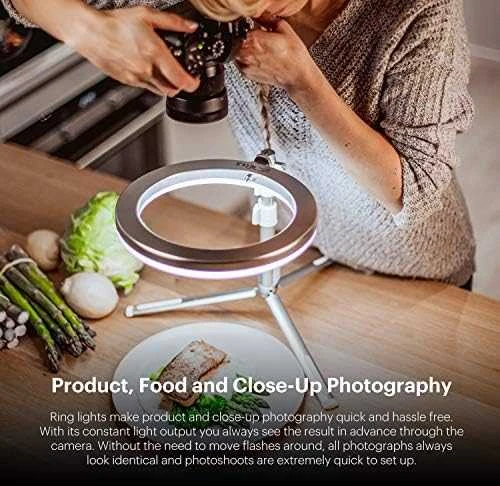 Žiedinė lempa Kodak Led Ring 10'' RL001 + Statyw