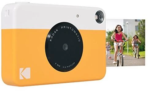 Objektyvas Momentinė kamera - Kodak Printomatic 5MP nešiojama geltona