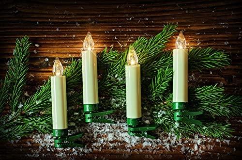 Krinner 12 LED balta šiltos eglutės lemputės