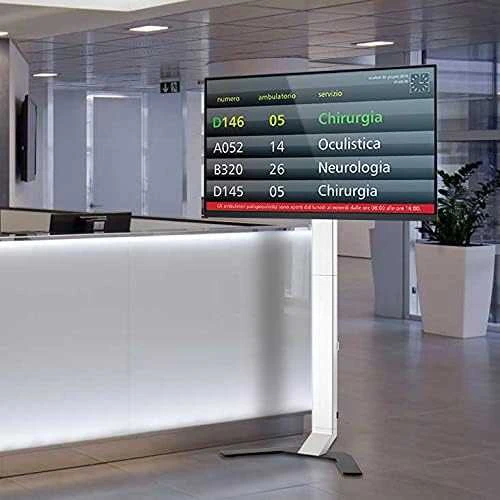 Laikiklis TECHLY Super Slim grindų stovas LCD / LED / plazminiam televizoriui nuo 32 colių iki 70 colių