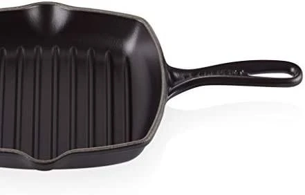 Virtuvės Indai - Le Creuset Signature Kvadratinė Keptuvė 26cm Indaplovėje Saugi Juoda