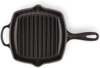 Virtuvės Indai - Le Creuset Signature Kvadratinė Keptuvė 26cm Indaplovėje Saugi Juoda