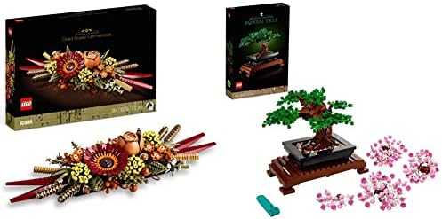 NAUJIENA! LEGO Icons Džiovintų gėlių puošmena 10314