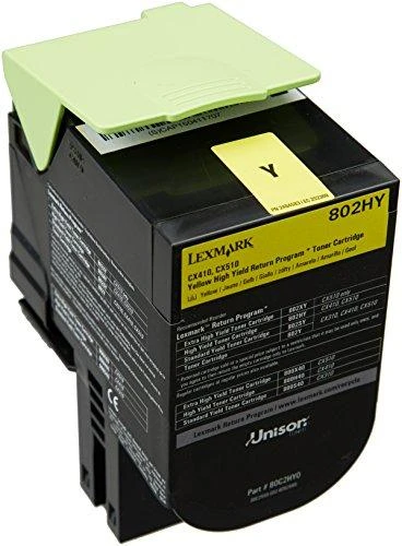 Lexmark 80C2HY0 | 802HYE Geltona High Yield Corporate Cartridge (3k) | Kasetė | Geltona