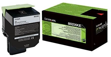 Lexmark 80C2XKE Cartridge, Cartridge, Juodas, Juodas, 8000 pages, 9000 pages