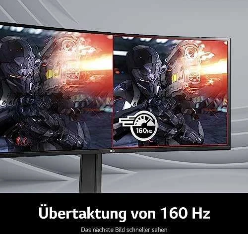 LG | Curved Gaming Monitorius | 34GN850P-B | 34 colių | IPS | UWQHD | 21:9 | 160 Hz | 1 ms | 3440 x 1440 | 400 cd/m²