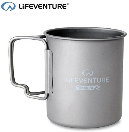 Lifeventure Titanium Mug 0.45L puodelis