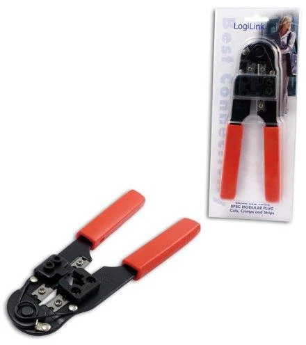 LogiLink Prisijungti | Presavimo įrankis RJ45 su metalo pjaustytuvu