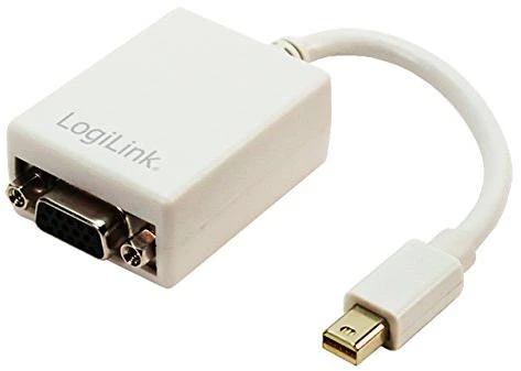 „Logilink Mini DisplayPort“ į VGA adapteriai: HD DSUB 15 kontaktų FM, „Mini DisplayPort M“