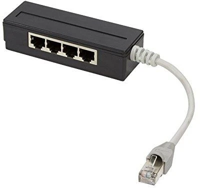 LOGILINK MP0032 LOGILINK- 5 prievadų RJ45 skirstytuvas, ekranuotas, su 15 cm laidu