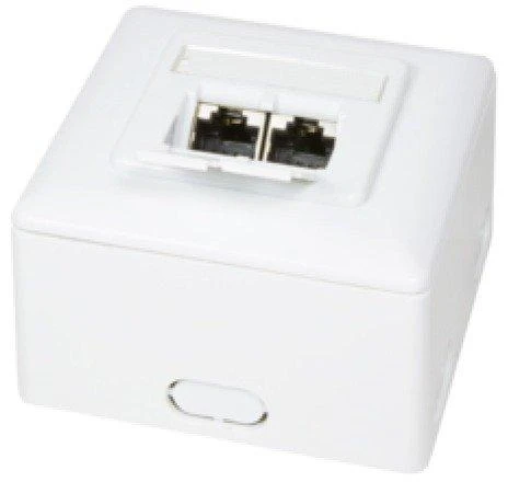 LOGILINK NP0039A LOGILINK - montuojamas į lizdą / įleidžiamas CAT6 ekranuotas 2xRJ45