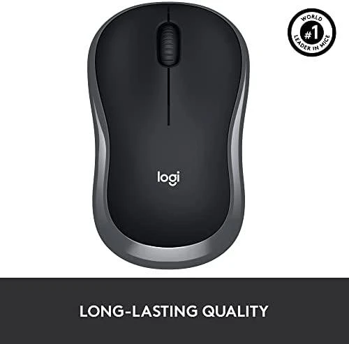 Bevielė pelė Logitech M185 pilka