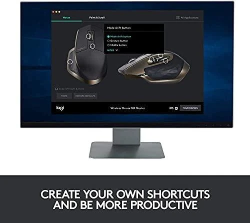 Belaidė pelė Logitech MX Master. Juoda