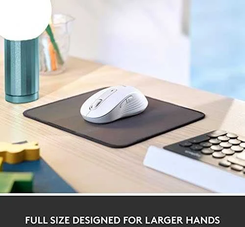 Belaidė pelė Logitech Signature M650 L, baltos spalvos
