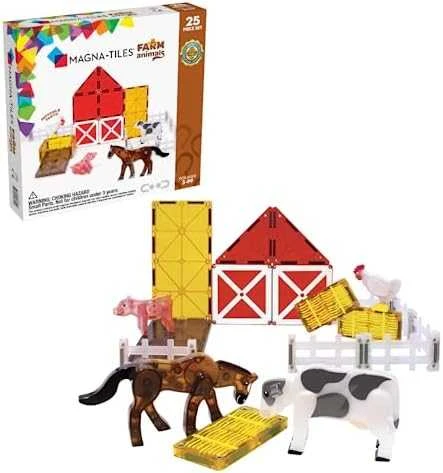 MAGNA-TILES Magnetinis konstruktorius „Ūkio gyvūnai“, 25 det.