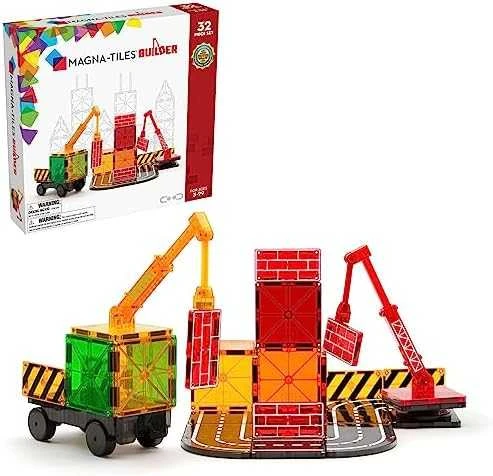 MAGNA-TILES - Statybinių plytelių 32 dalių rinkinys (90226)