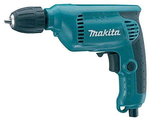 Makita 6413 Gręžtuvas, 450 W, 0-3400 min-1, ranka užveržiamas griebtuvas 10 mm, 1,3kg