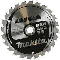 Makita T.C.T. pjūklas M-FORCE 165X2X20mm 15° T10 B-07886 T.C.T • 165 x20 mm • T10 • 15° • Medienai