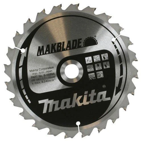 Makita T.C.T. pjūklas MAKBLADE 260X2.3X30mm 5° T32 B-08931 T.C.T • 260 x30 mm • T32 • 5° • Medienai