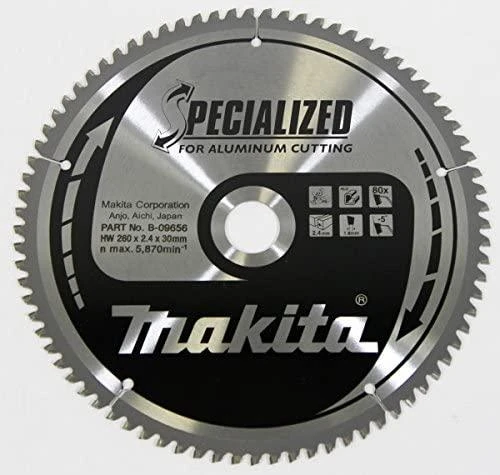 Pjovimo diskas aliuminiui MAKITA 260x30x2,4mm 80T -5°