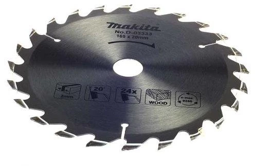 Makita D-03903 Pjovimo diskas medienai 185x30/20/16x2,0mm 16T 20° 5704R 5705R