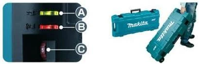 Atskėlimo plaktukas Makita HM1317C; 26,5 J; 30 mm šešiabriaunis