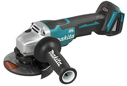 Makita DGA508Z Akumuliatorinis kampinis šlifuoklis, 18 V, ø125mm, 8500 min-1, "paddle" jungiklis, Be akumuliatorių ir kroviklio!