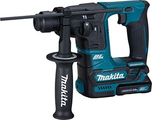Makita HR166DSMJ Akumuliatorinis perforatorius, 12V MAX, SDS+, LED, 2x4,0AH