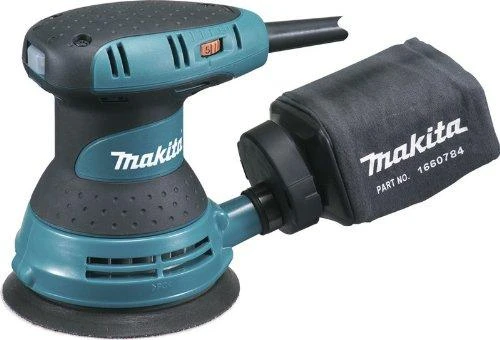 Makita BO5031K Ekscentrinis šlifuoklis, 300 W, 125 mm, 4000-12000 min-1, 2,8 mm, lagaminas, 1,3kg