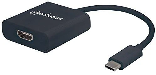 Manhattan 151788 kabelių sąsaja / invertavimo adapteris USB-C HDMI Juoda