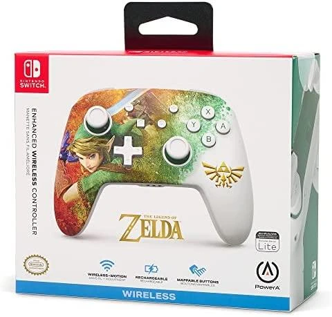 Power A „PowerA SWITCH“ belaidis planšetinis kompiuteris su patobulinta „Zelda Link“ akvarele