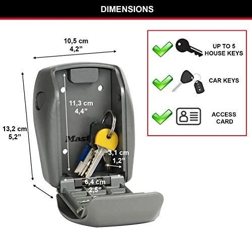 Master Lock Dėžutė raktams MasterLock su kodiniu užraktu, pakabinama, grūdintas plienas