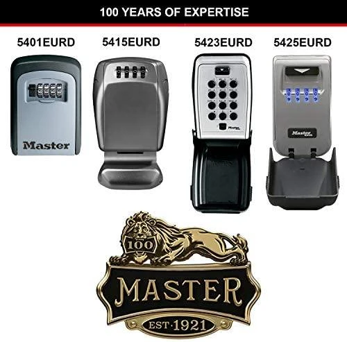 Master Lock Skaitmeninis sieninis seifas raktams su kodiniu užraktu, pakabinamas