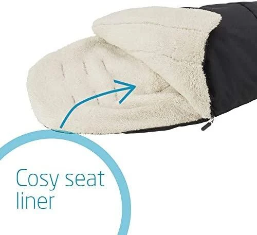 Maxi-Cosi - žieminis miegmaišis / vežimėlio įdėklas 2in1 | Essential Juodas